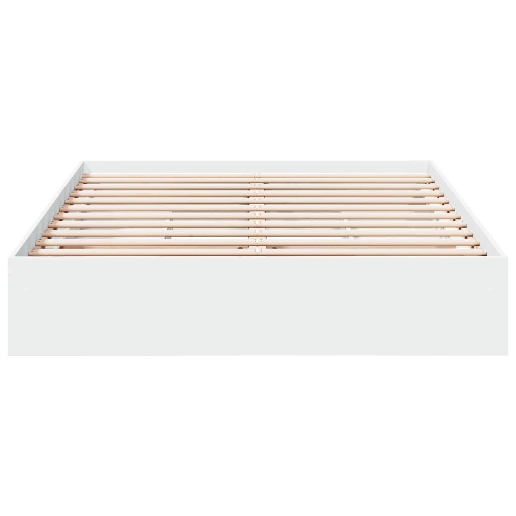 Giroletto Con Cassetti Bianco 160x200 Cm In Legno Multistrato - Image 4