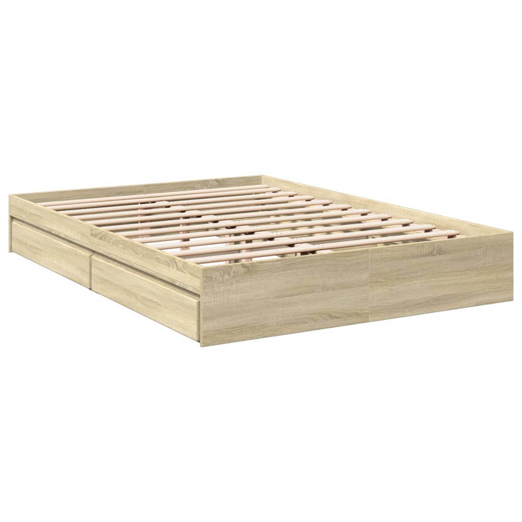 Giroletto Cassetti Rovere Sonoma 150x200 Cm Legno Multistrato - Image 6