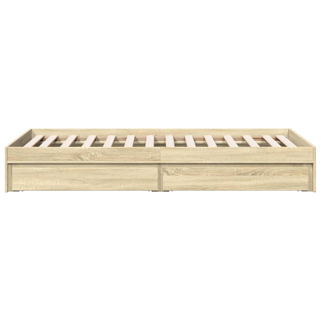Giroletto Cassetti Rovere Sonoma 100x200 Cm Legno Multistrato - Image 5