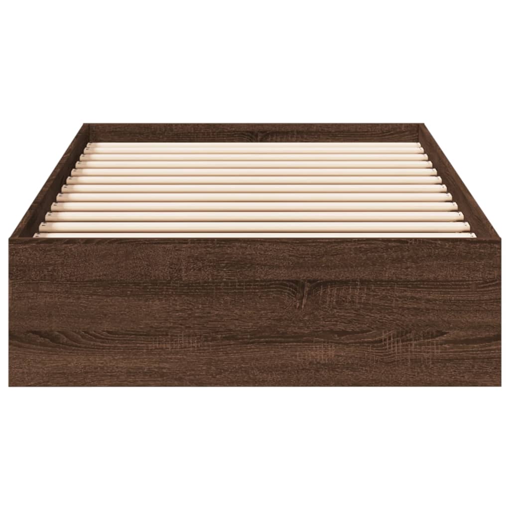 Giroletto Cassetti Rovere Marrone 100x200 Cm Legno Multistrato - Image 4