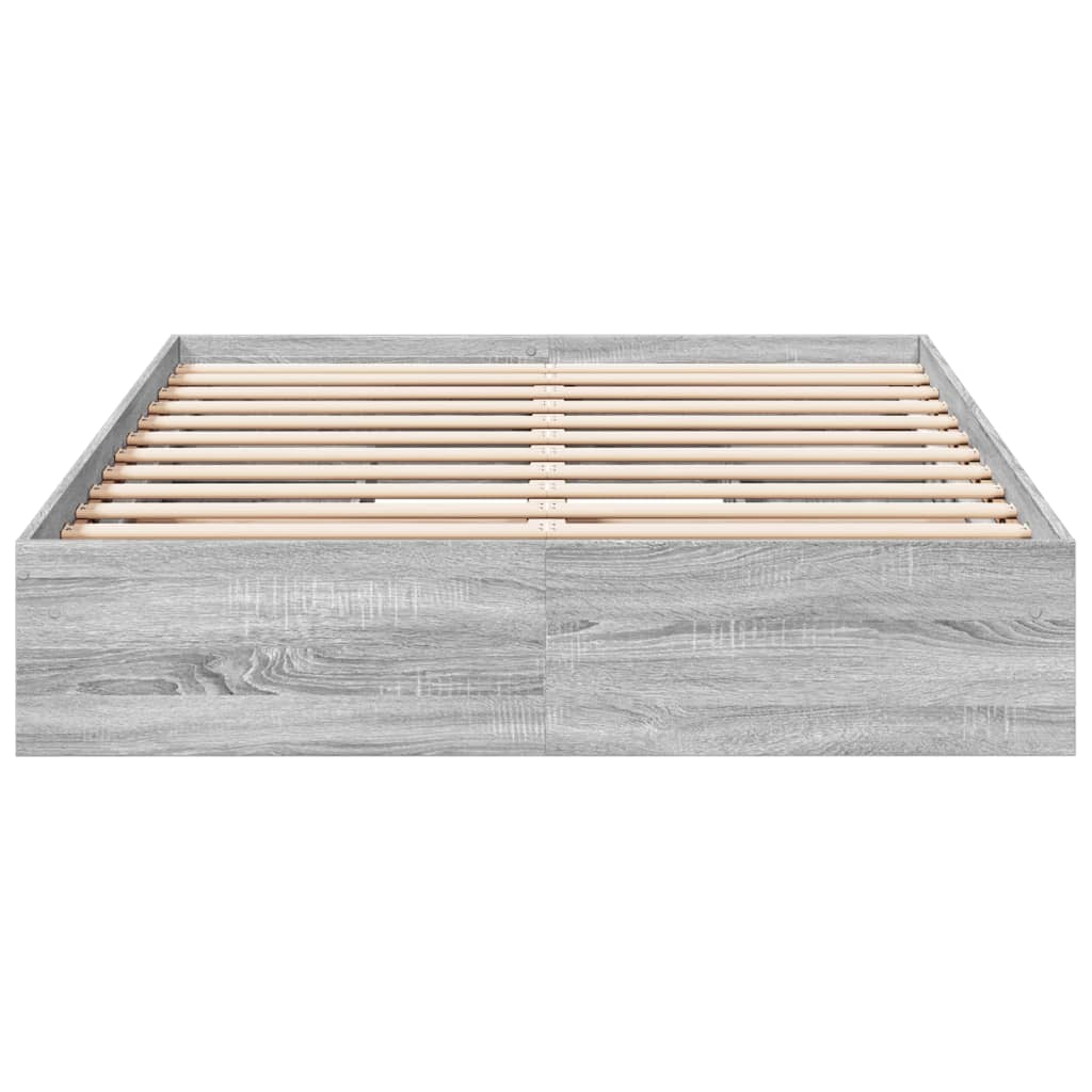 Giroletto Cassetti Grigio Sonoma 120x190 Cm Legno Multistrato - Image 4