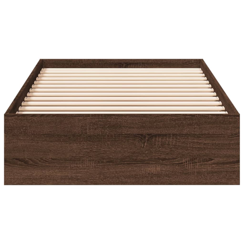 Giroletto Cassetti Rovere Marrone 90x190 Cm Legno Multistrato - Image 4