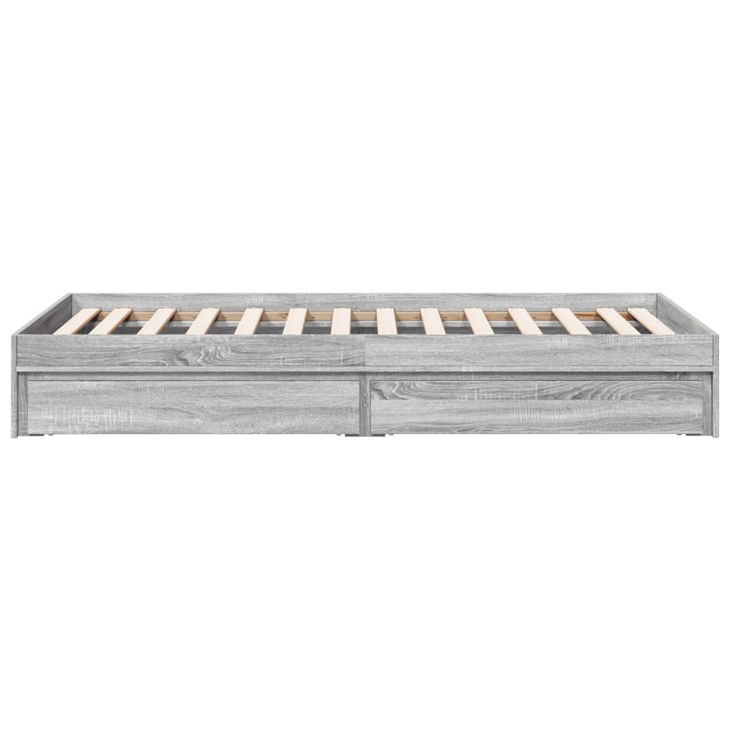Giroletto Cassetti Grigio Sonoma 75x190 Cm Legno Multistrato - Image 5
