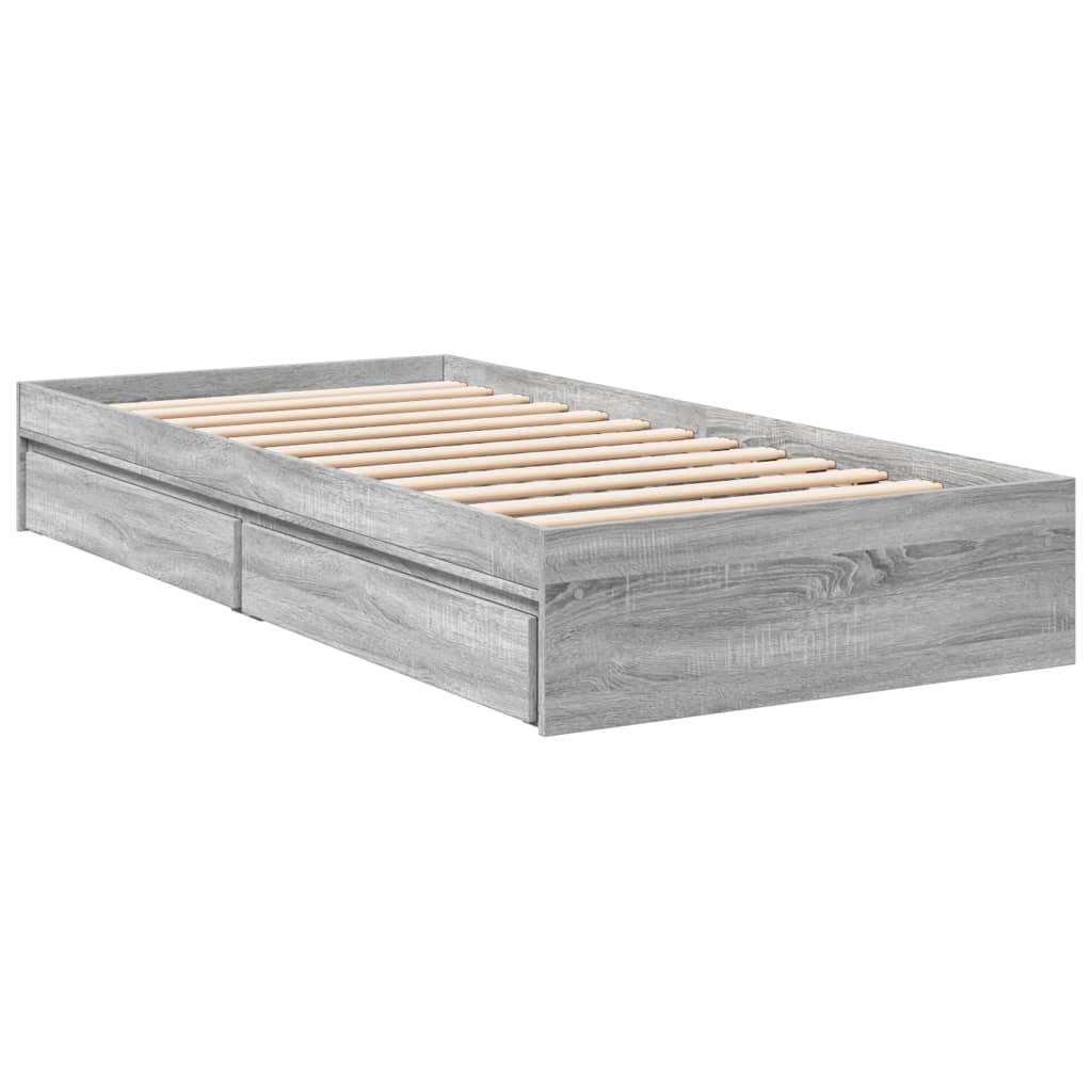 Giroletto Cassetti Grigio Sonoma 75x190 Cm Legno Multistrato - Image 6