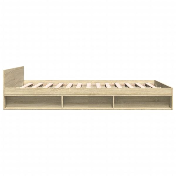 Giroletto Cassetti Rovere Sonoma 160x200 Cm Legno Multistrato - Image 5