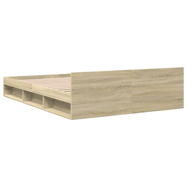 Giroletto Cassetti Rovere Sonoma 160x200 Cm Legno Multistrato - Image 6