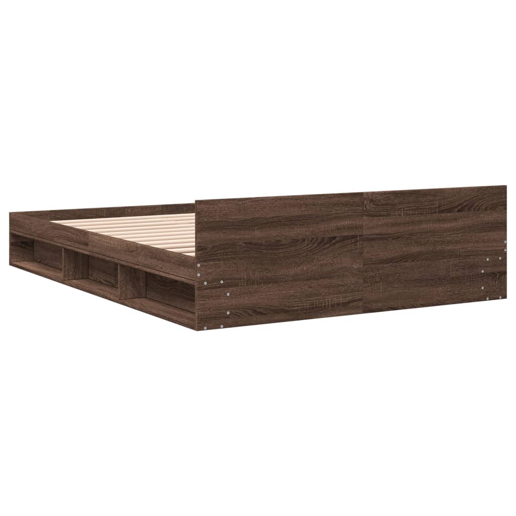 Giroletto Cassetti Rovere Marrone 150x200 Cm Legno Multistrato - Image 6