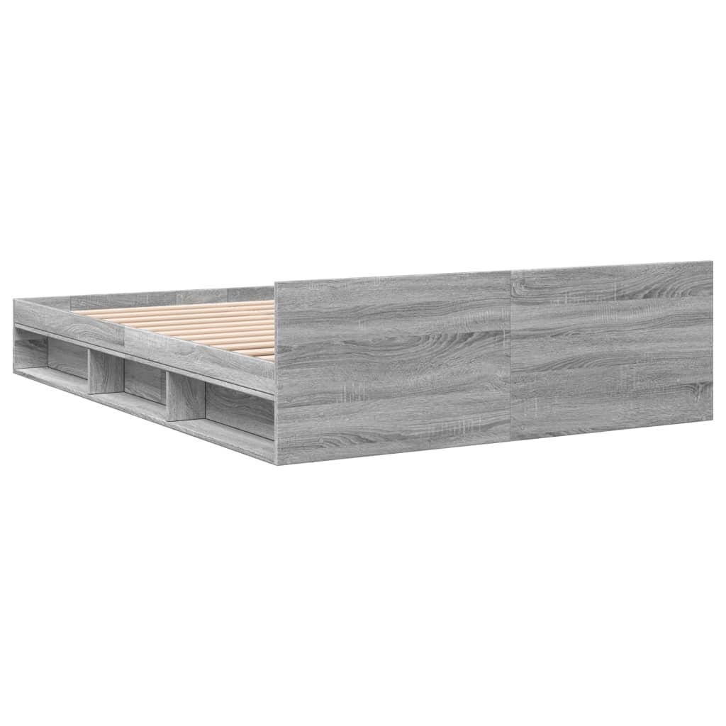 Giroletto Cassetti Grigio Sonoma 120x200 Cm Legno Multistrato - Image 6