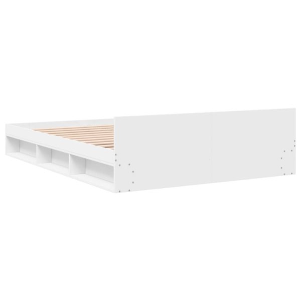 Giroletto Con Cassetti Bianco 140x190 Cm In Legno Multistrato - Image 6