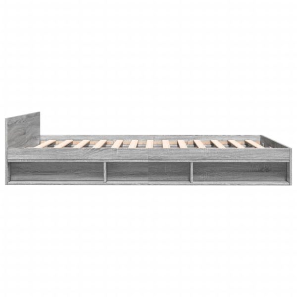 Giroletto Cassetti Grigio Sonoma 135x190 Cm Legno Multistrato - Image 5