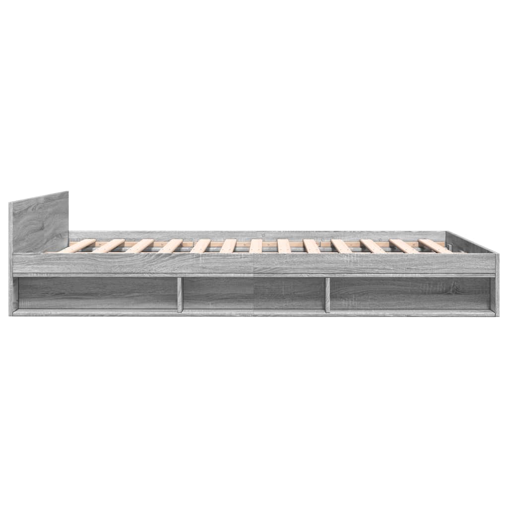 Giroletto Cassetti Grigio Sonoma 120x190 Cm Legno Multistrato - Image 5