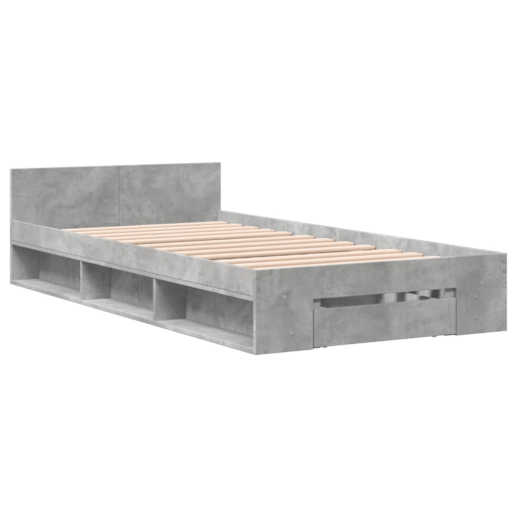 Giroletto Cassetto Grigio Cemento 100x200 Cm Legno Multistrato - Image 3