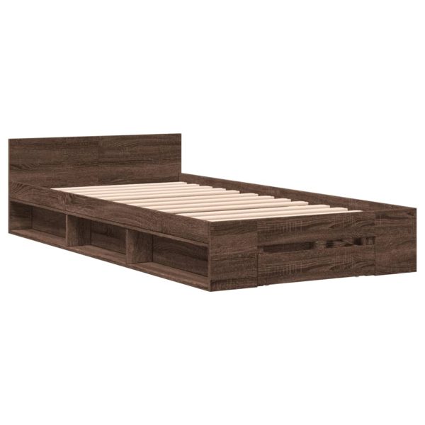 Giroletto Cassetto Rovere Marrone 100x200 Cm Legno Multistrato - Image 3