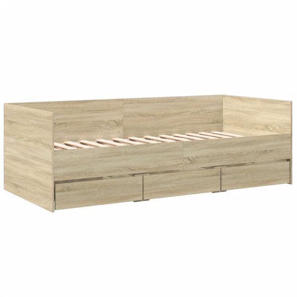 Divano Letto Con Cassetti Senza Materasso 75x190 cm - Image 3