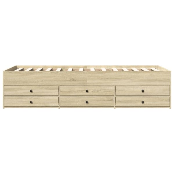 Divano Letto Con Cassetti Senza Materasso 75x190 cm - Image 4