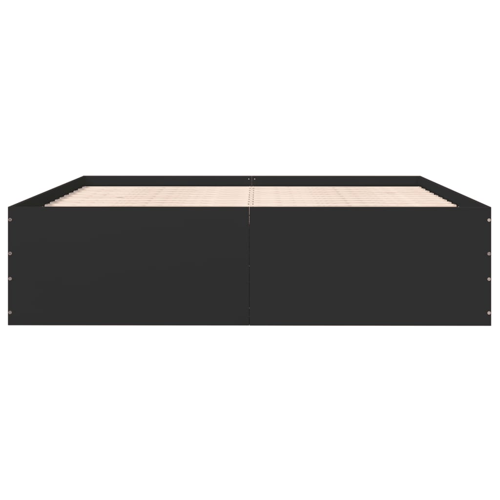 Giroletto Nero 180x200 Cm In Legno Multistrato - Image 4