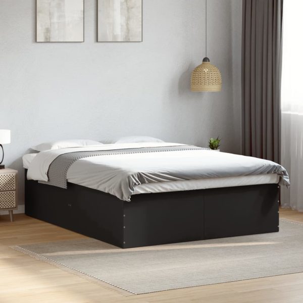Giroletto Nero 160x200 Cm In Legno Multistrato