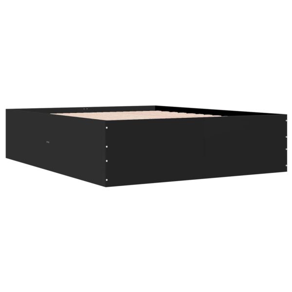 Giroletto Nero 160x200 Cm In Legno Multistrato - Image 3