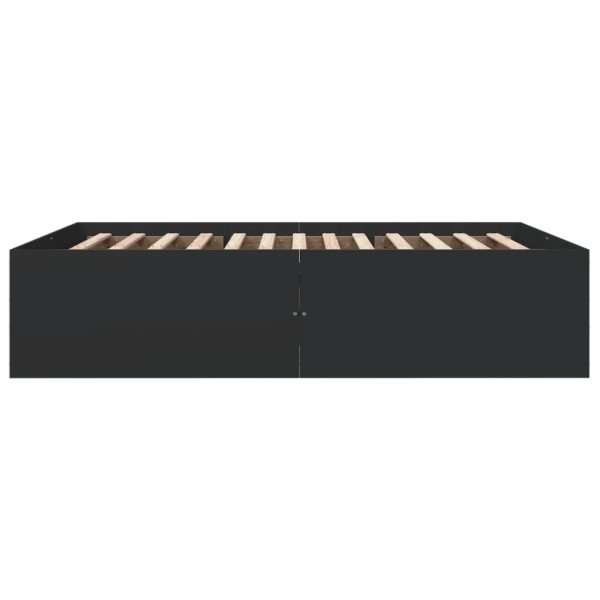 Giroletto Nero 160x200 Cm In Legno Multistrato - Image 5