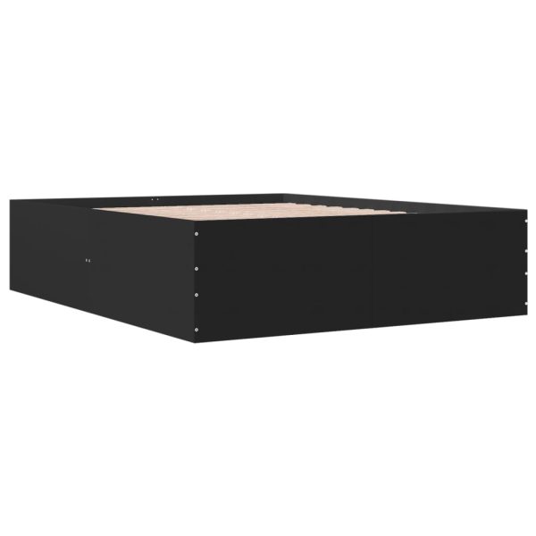 Giroletto Nero 160x200 Cm In Legno Multistrato - Image 6