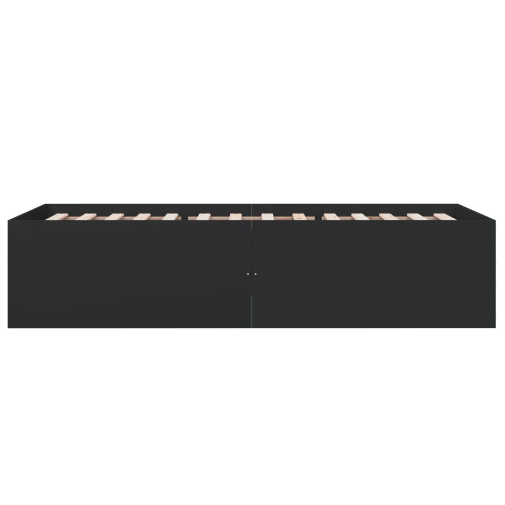 Giroletto Nero 90x200 Cm In Legno Multistrato - Image 5