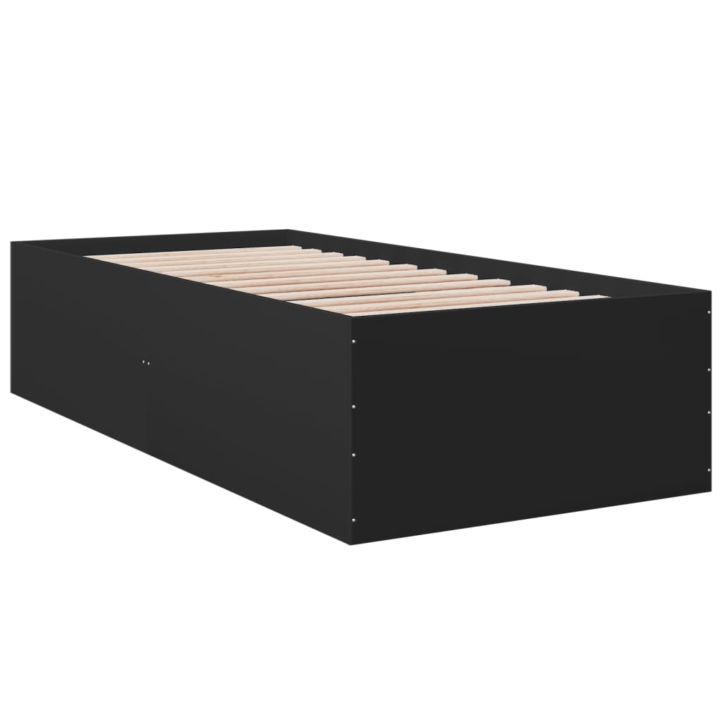 Giroletto Nero 90x200 Cm In Legno Multistrato - Image 6
