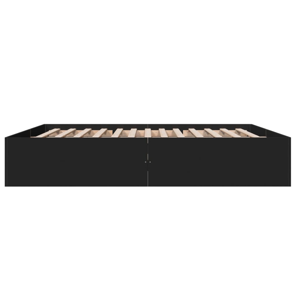 Giroletto Nero 180x200 Cm In Legno Multistrato - Image 5