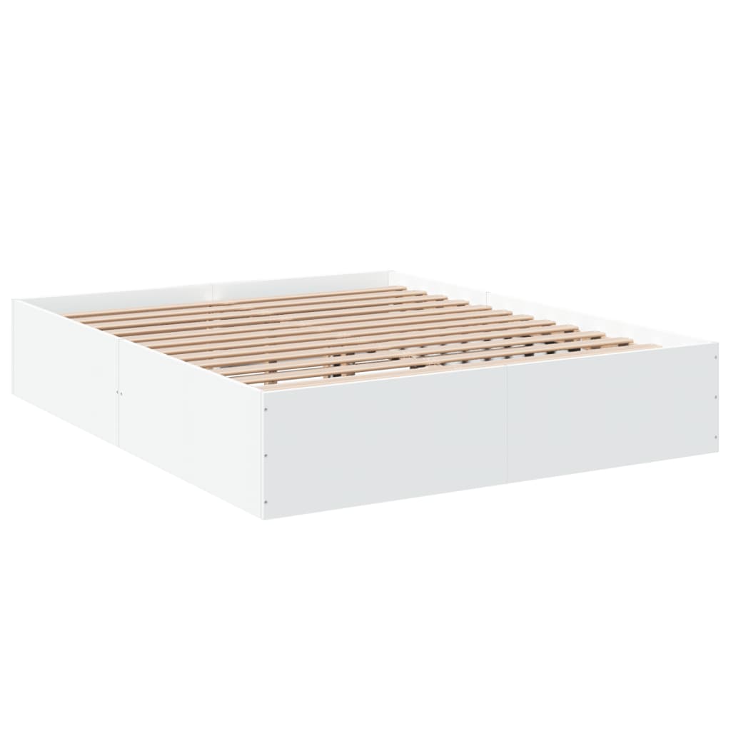 Giroletto Bianco 160x200 Cm In Legno Multistrato - Image 3