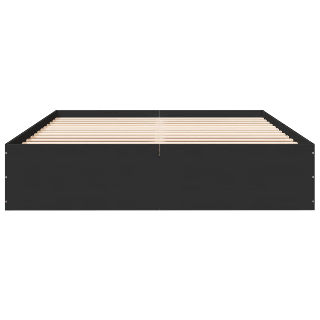 Giroletto Nero 160x200 Cm In Legno Multistrato - Image 4