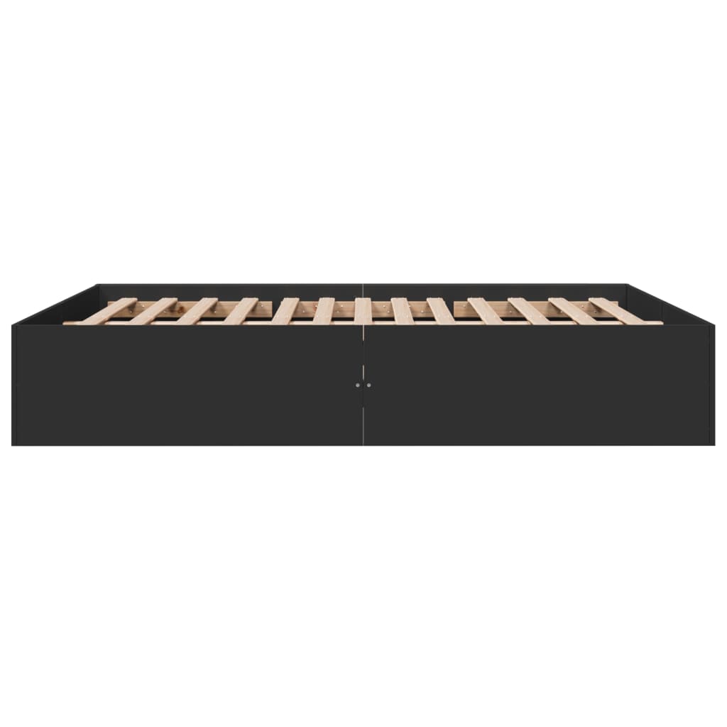 Giroletto Nero 160x200 Cm In Legno Multistrato - Image 5
