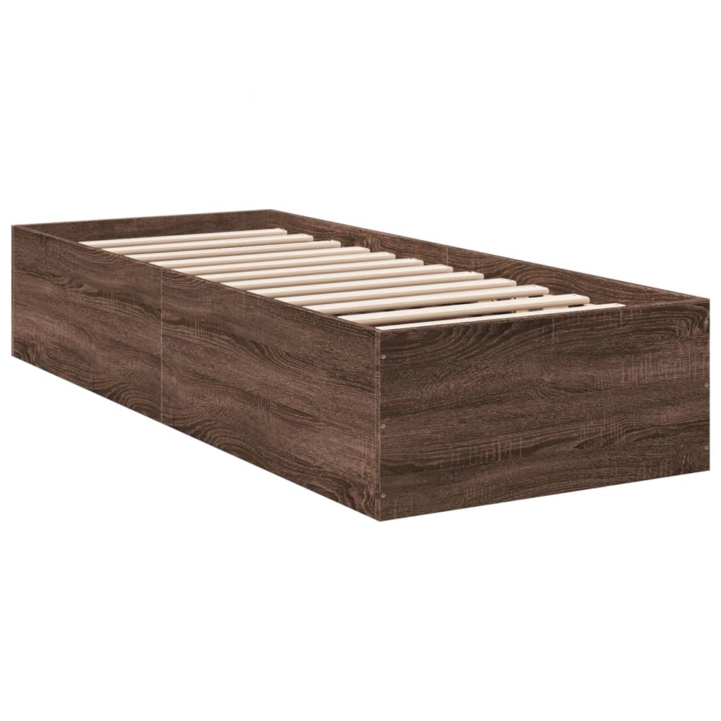 Giroletto Rovere Marrone 90x190 Cm In Legno Multistrato - Image 3