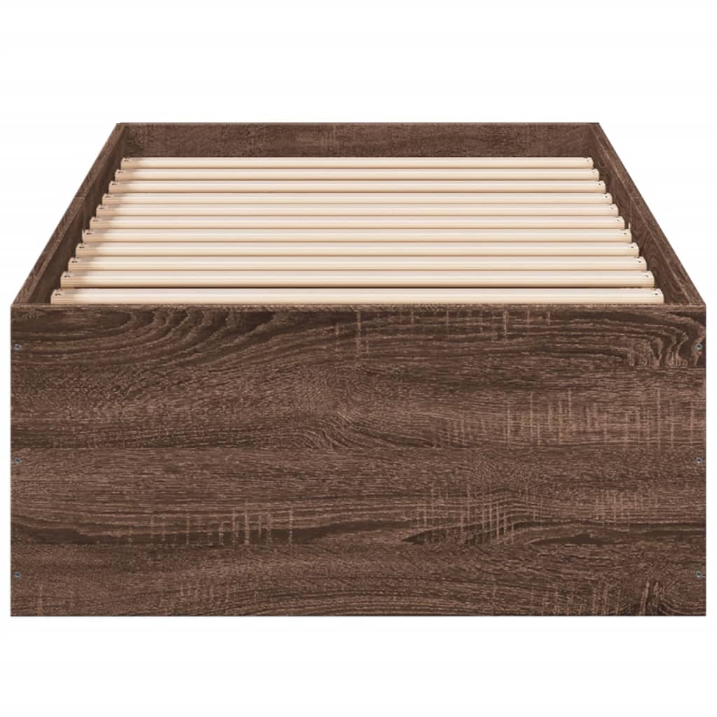 Giroletto Rovere Marrone 90x190 Cm In Legno Multistrato - Image 4