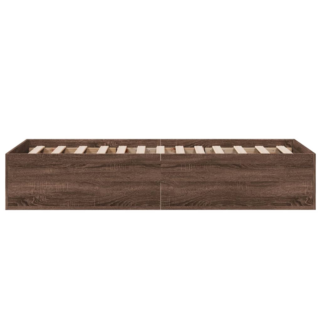Giroletto Rovere Marrone 90x190 Cm In Legno Multistrato - Image 5