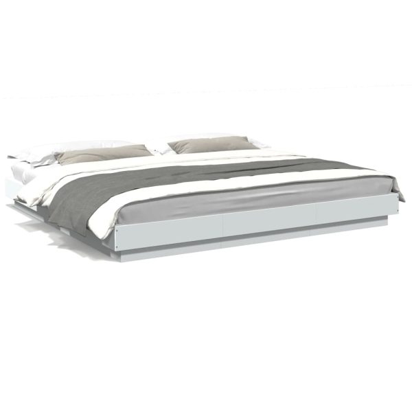 Giroletto Con Luci Led Bianco 200x200 Cm In Legno Multistrato - Image 2