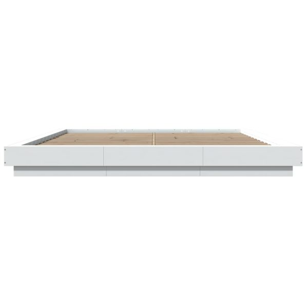 Giroletto Con Luci Led Bianco 200x200 Cm In Legno Multistrato - Image 5
