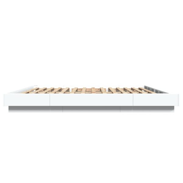 Giroletto Con Luci Led Bianco 200x200 Cm In Legno Multistrato - Image 6
