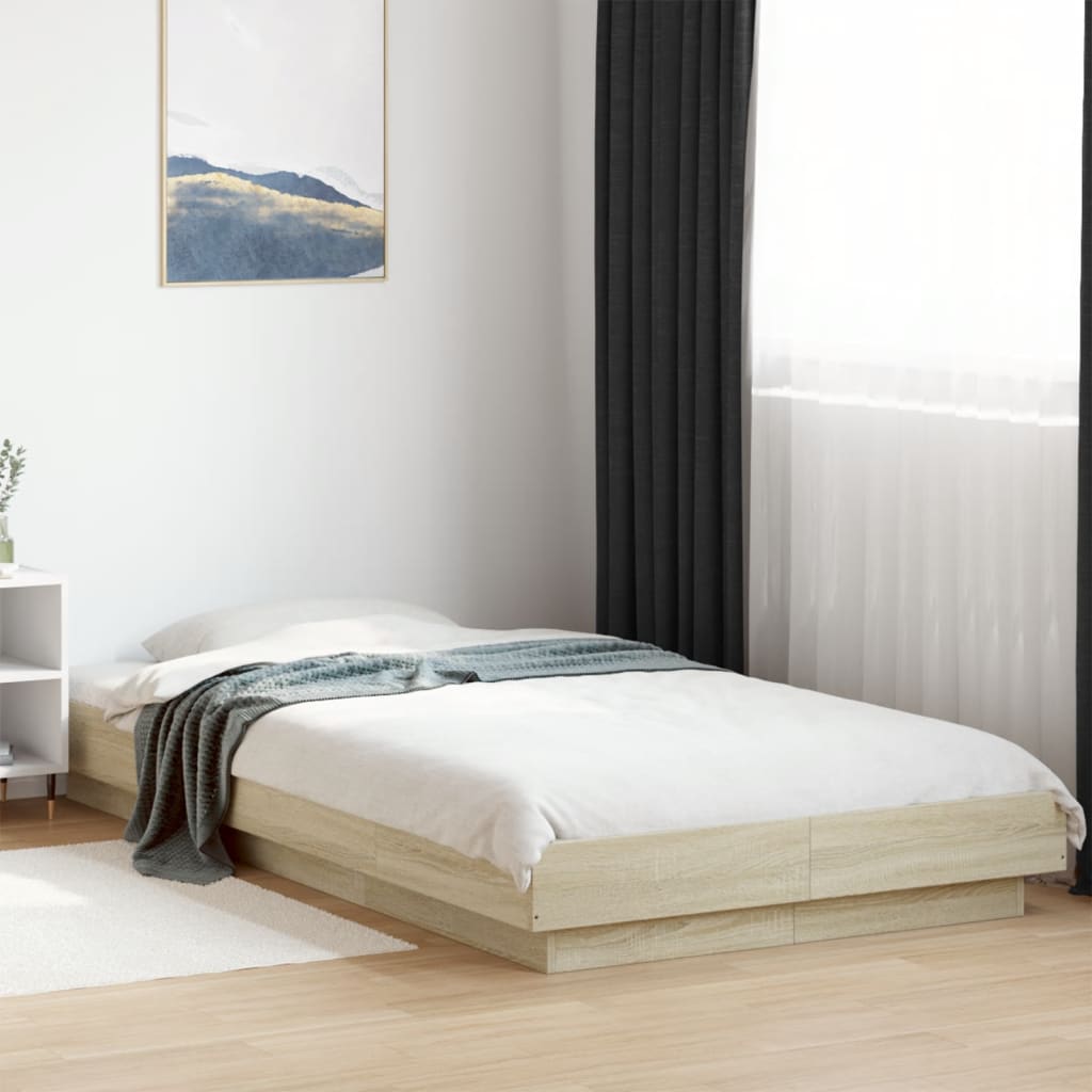 Giroletto Luci Led Rovere Sonoma 100x200cm In Legno Multistrato
