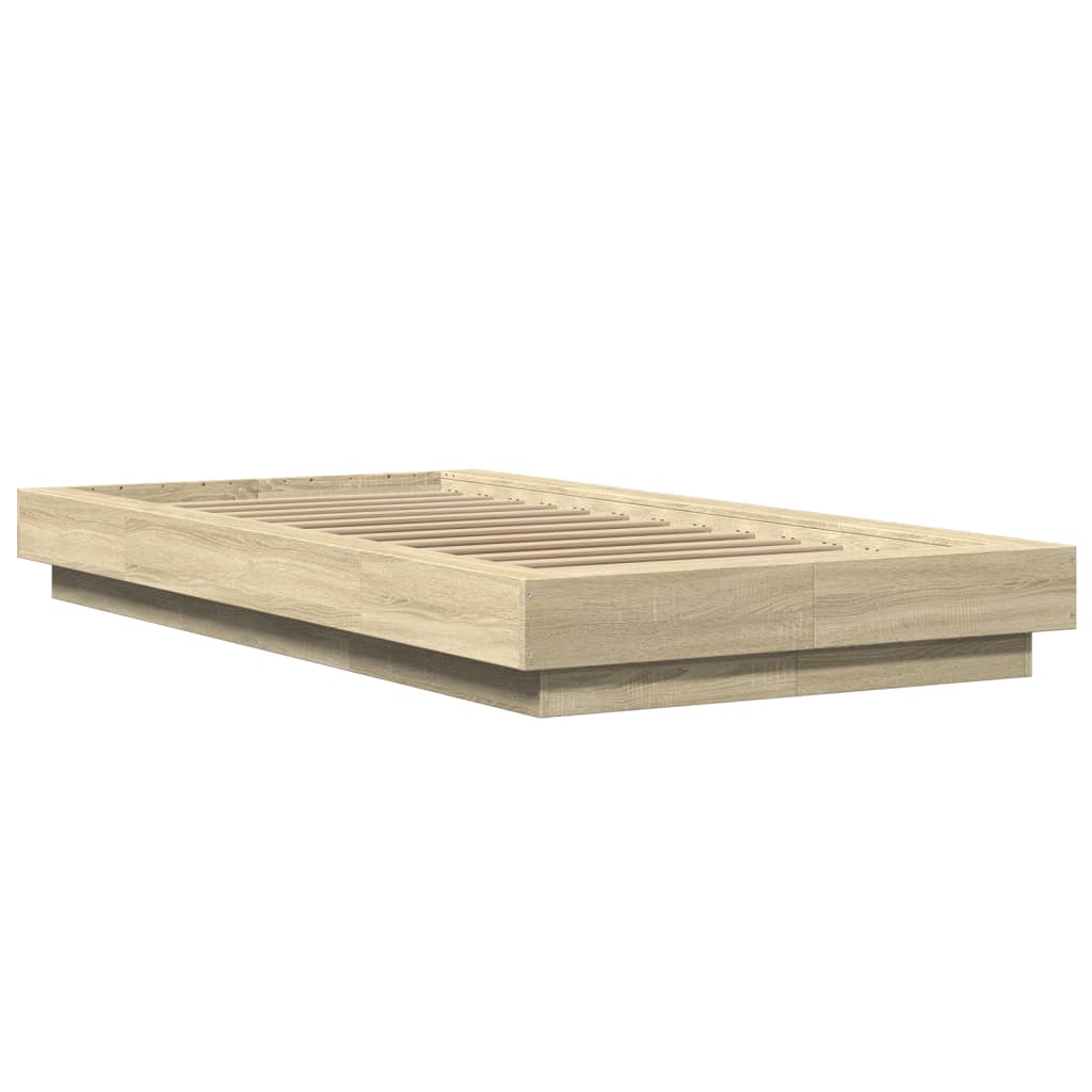 Giroletto Luci Led Rovere Sonoma 100x200cm In Legno Multistrato - Image 3