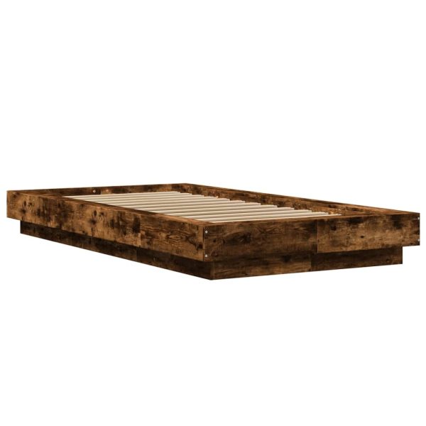 Giroletto Con Luci Led Rovere Fumo 90x200 Cm Legno Multistrato - Image 3