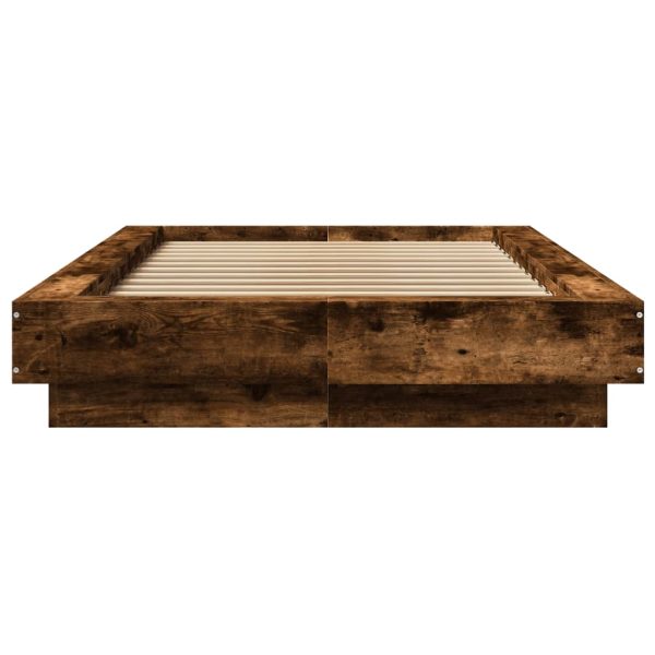 Giroletto Con Luci Led Rovere Fumo 90x200 Cm Legno Multistrato - Image 5