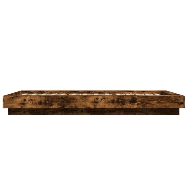 Giroletto Con Luci Led Rovere Fumo 90x200 Cm Legno Multistrato - Image 6