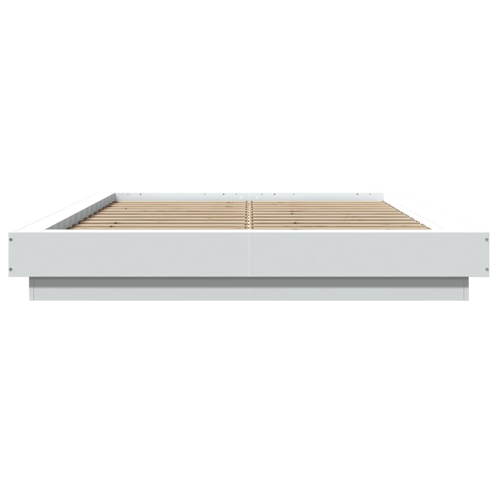 Giroletto Con Luci Led Bianco 120x190 Cm In Legno Multistrato - Image 5
