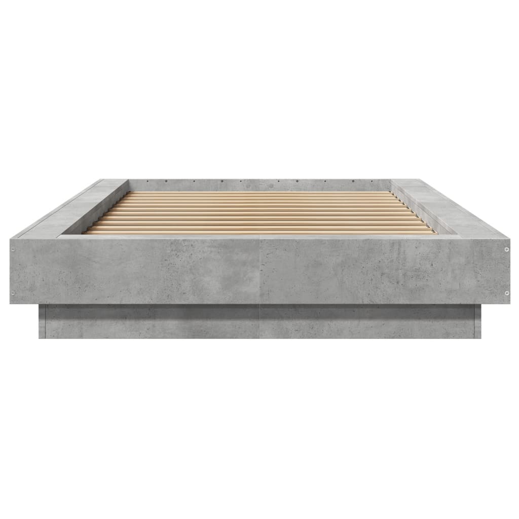 Giroletto Luci Led Grigio Cemento 90x190cm In Legno Multistrato - Image 5