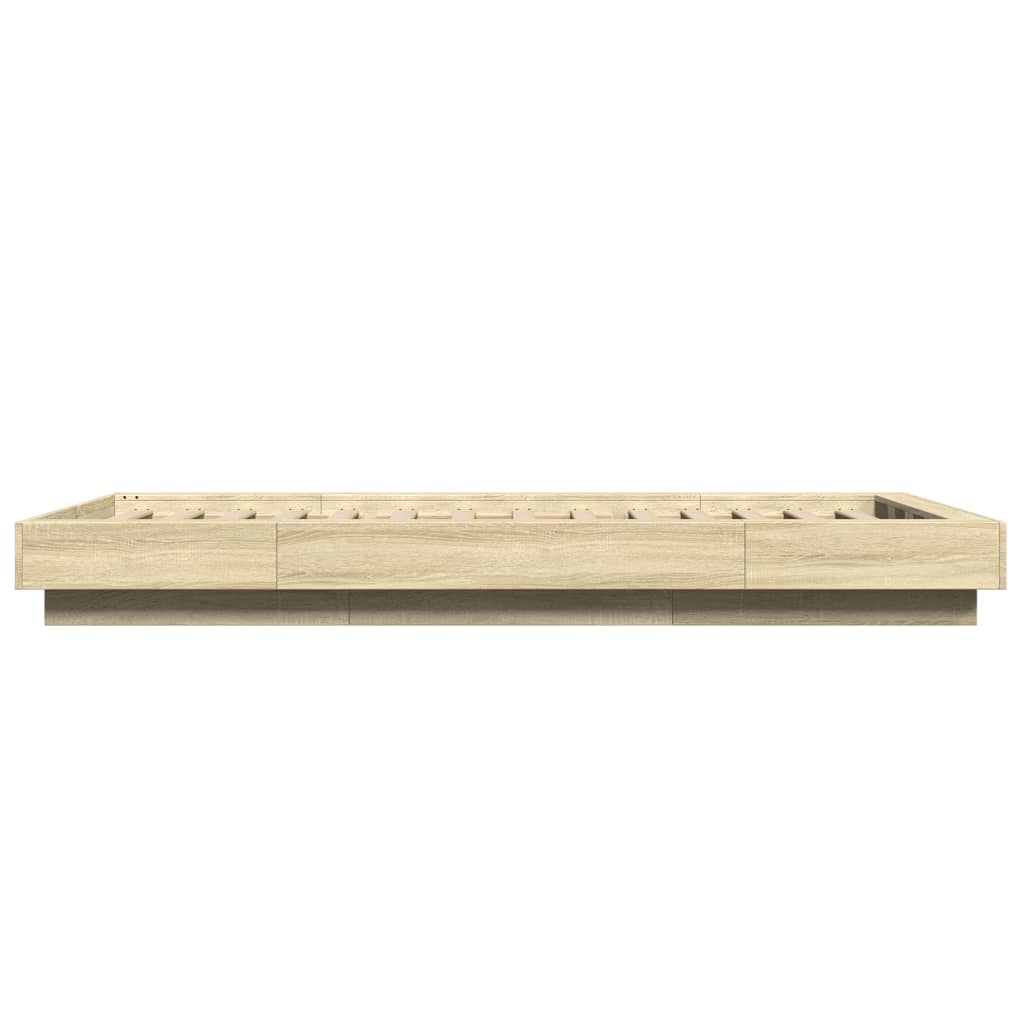 Giroletto Luci Led Rovere Sonoma 75x190 Cm In Legno Multistrato - Image 6