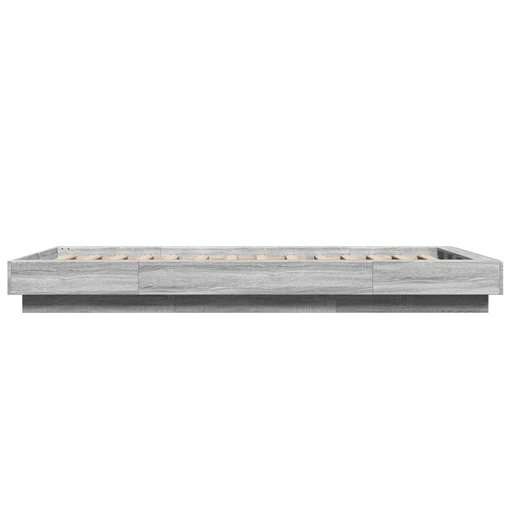 Giroletto Luci Led Grigio Sonoma 75x190 Cm In Legno Multistrato - Image 6