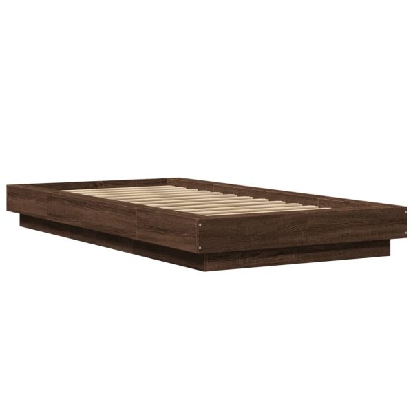 Giroletto Luci Led Rovere Marrone 75x190cm In Legno Multistrato - Image 3