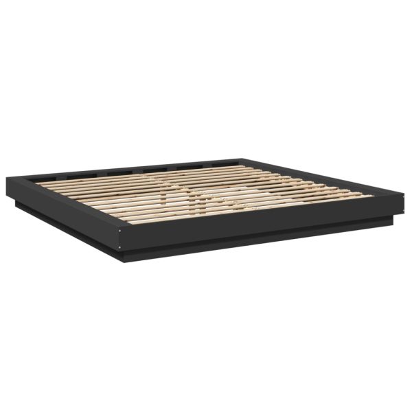 Giroletto Nero 180x200 Cm In Legno Multistrato - Image 6