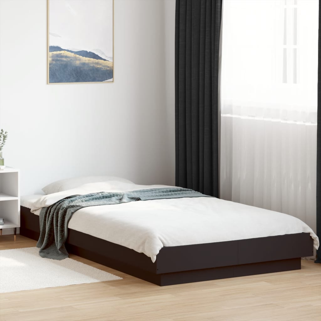 Giroletto Nero 75x190 Cm In Legno Multistrato
