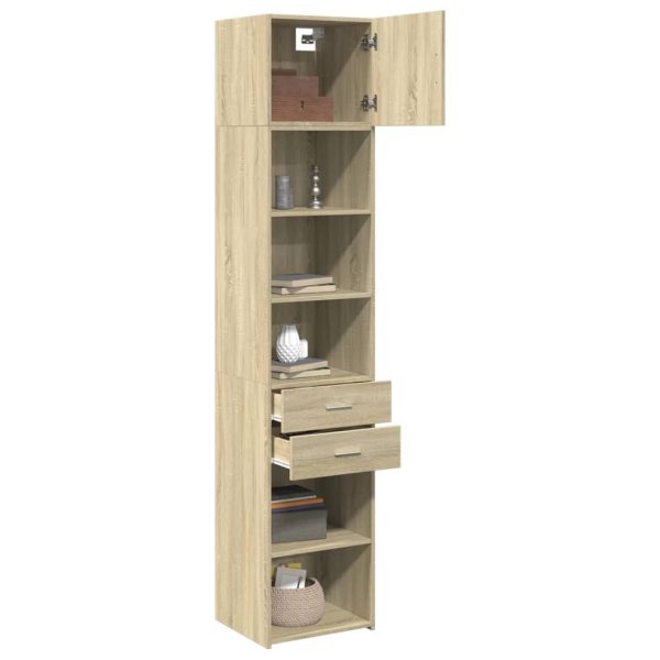 Mobile Sottile Rovere Sonoma 45x42,5x225 Cm In Truciolato - Image 3
