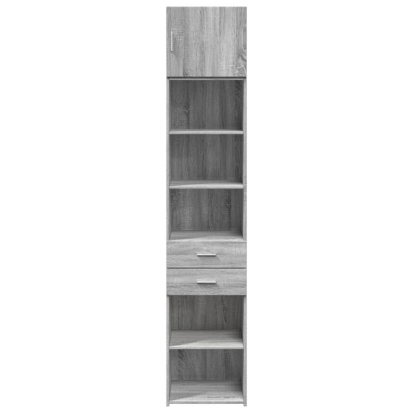Mobile Sottile Grigio Sonoma 45x42,5x225 Cm In Truciolato - Image 4